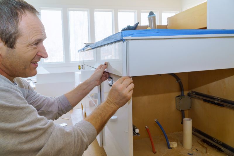 Local Kitchen Cabinet Installation pros at work